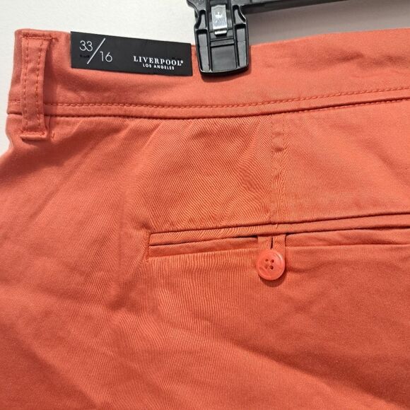 Liverpool Johnny Summer Short Solid Orange Size 33/16 NWT - Picture 14 of 15
